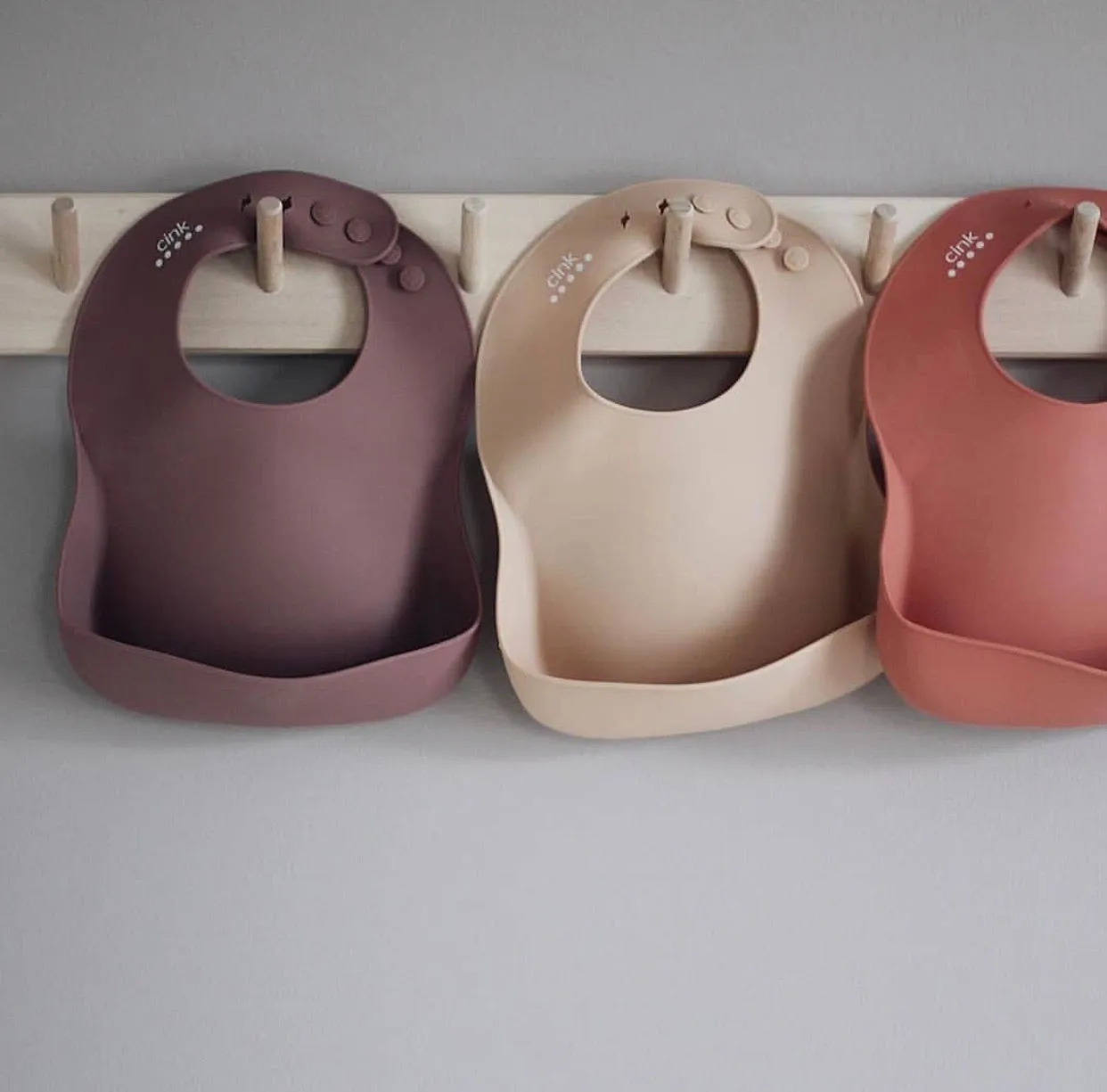 The Cink Silicone Bibs - Various Colours