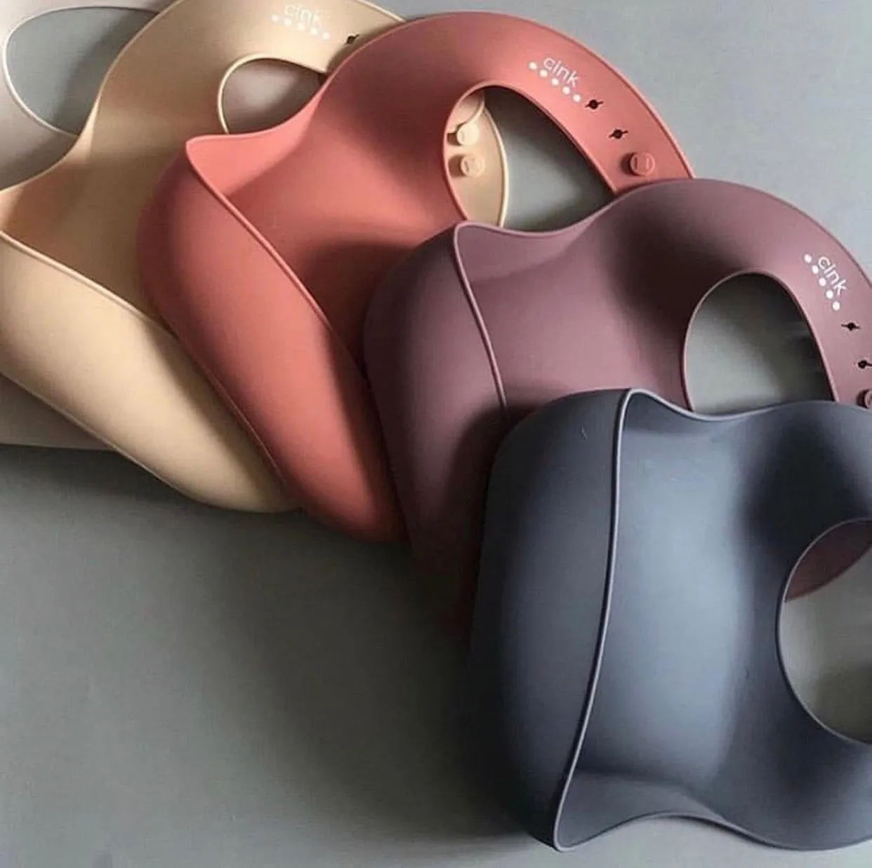 The Cink Silicone Bibs - Various Colours