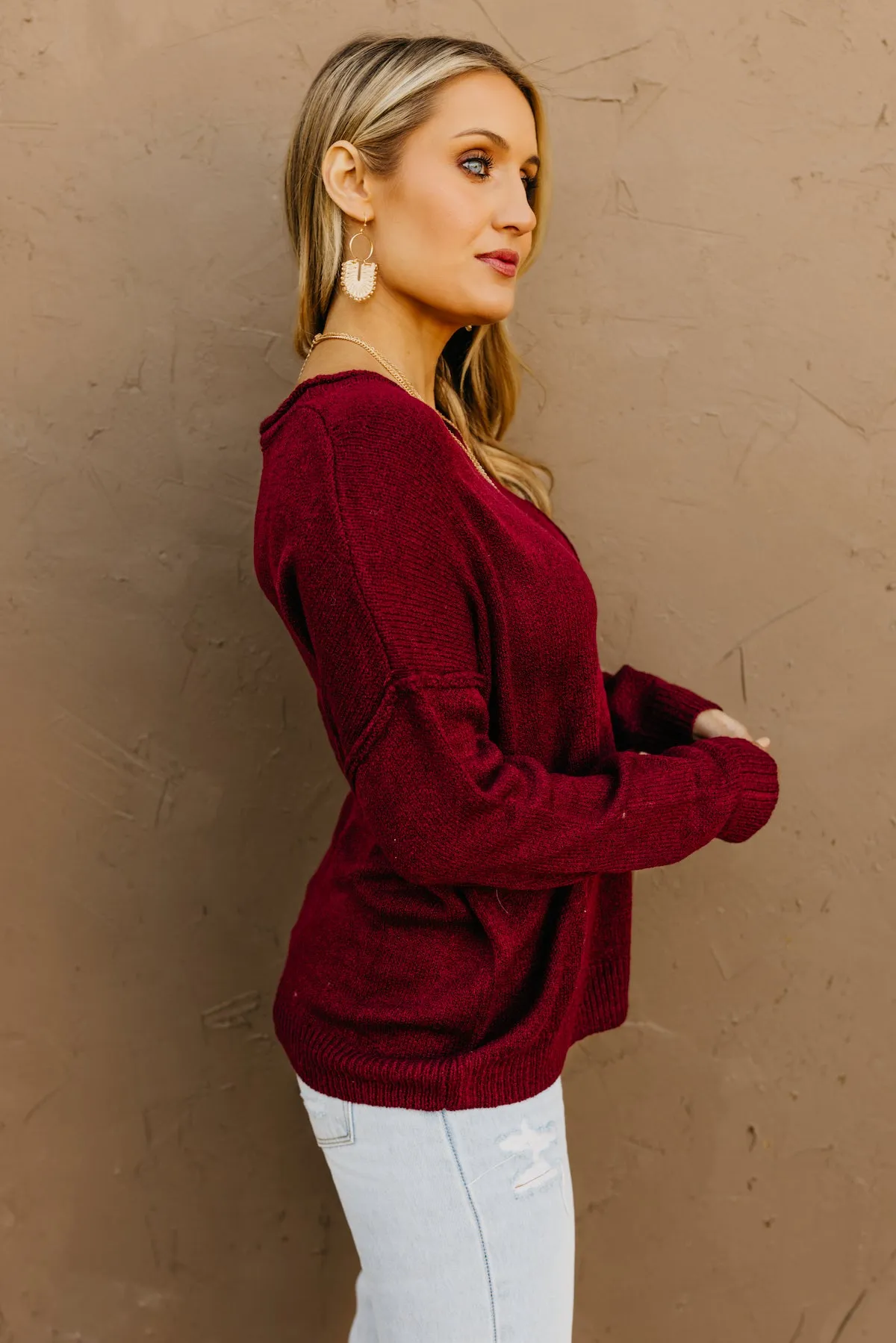 The Ellis Boat Neck Pocket Sweater  - FINAL SALE