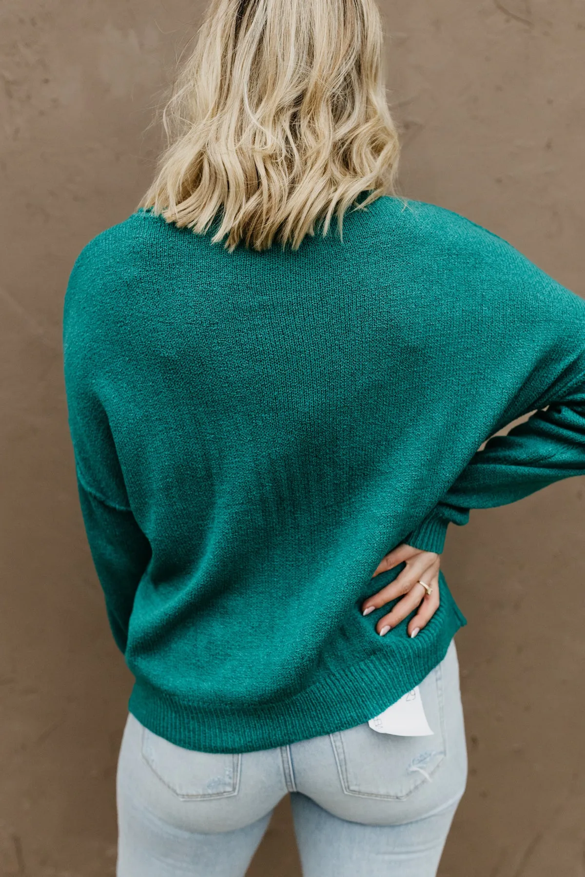 The Ellis Boat Neck Pocket Sweater  - FINAL SALE