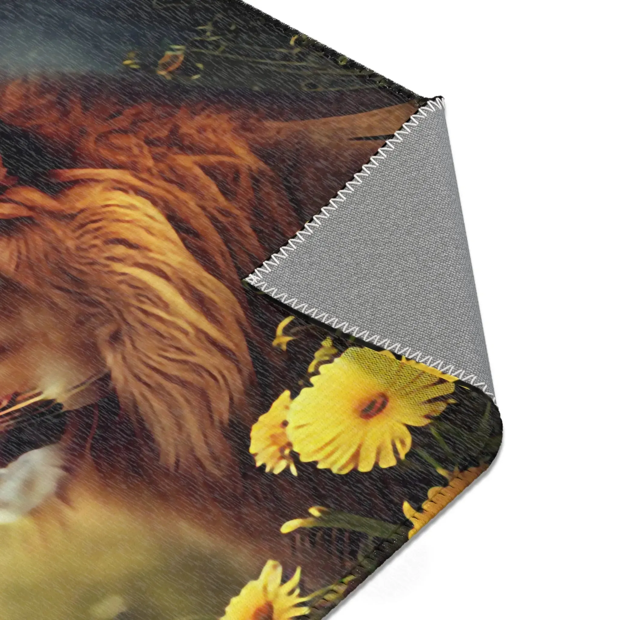 The Lion's Patio Area Rug