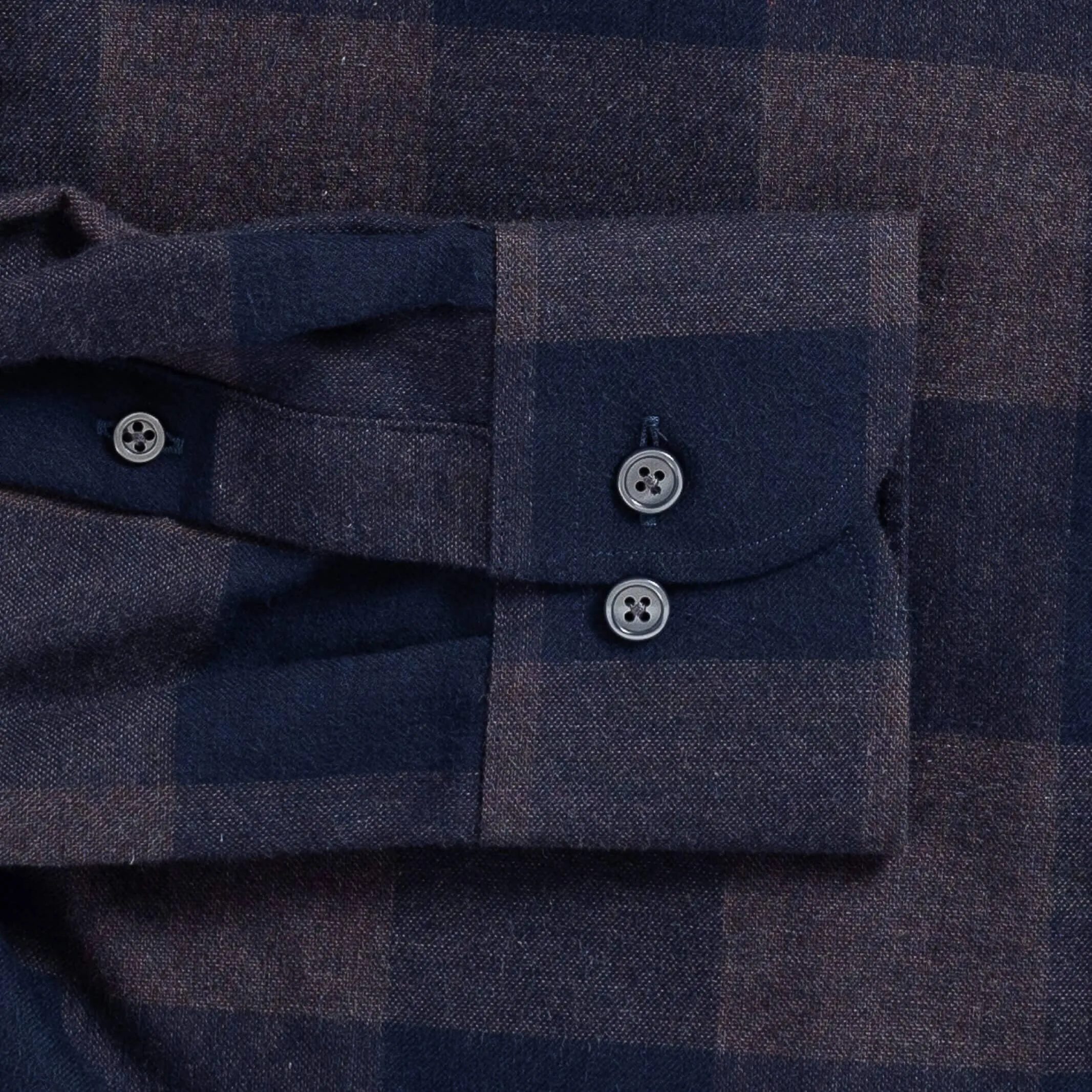 The Navy Kenesaw Flannel Custom Shirt