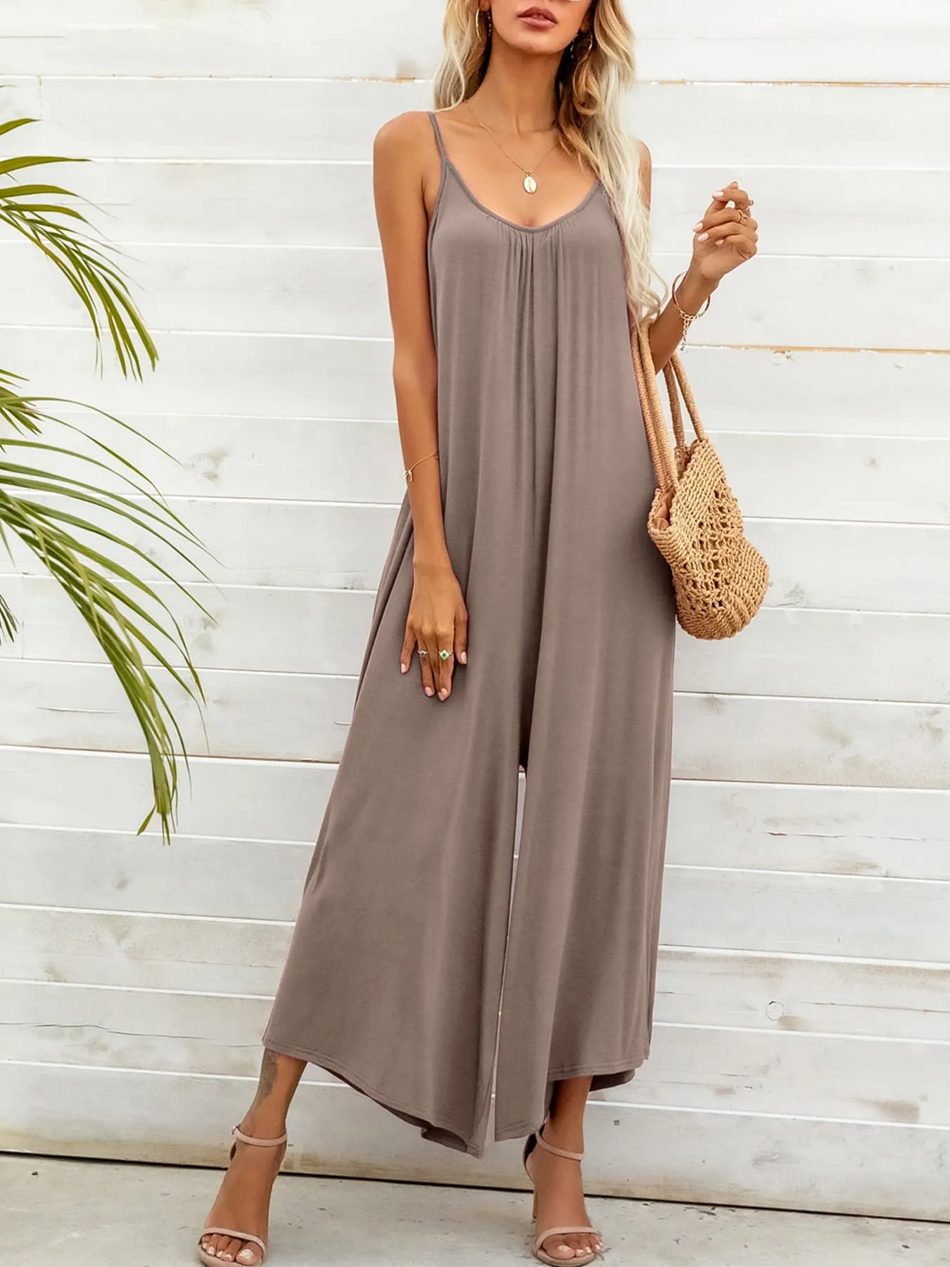 The Simple Days Jumpsuit- 2 Colors (Black, Periwinkle)