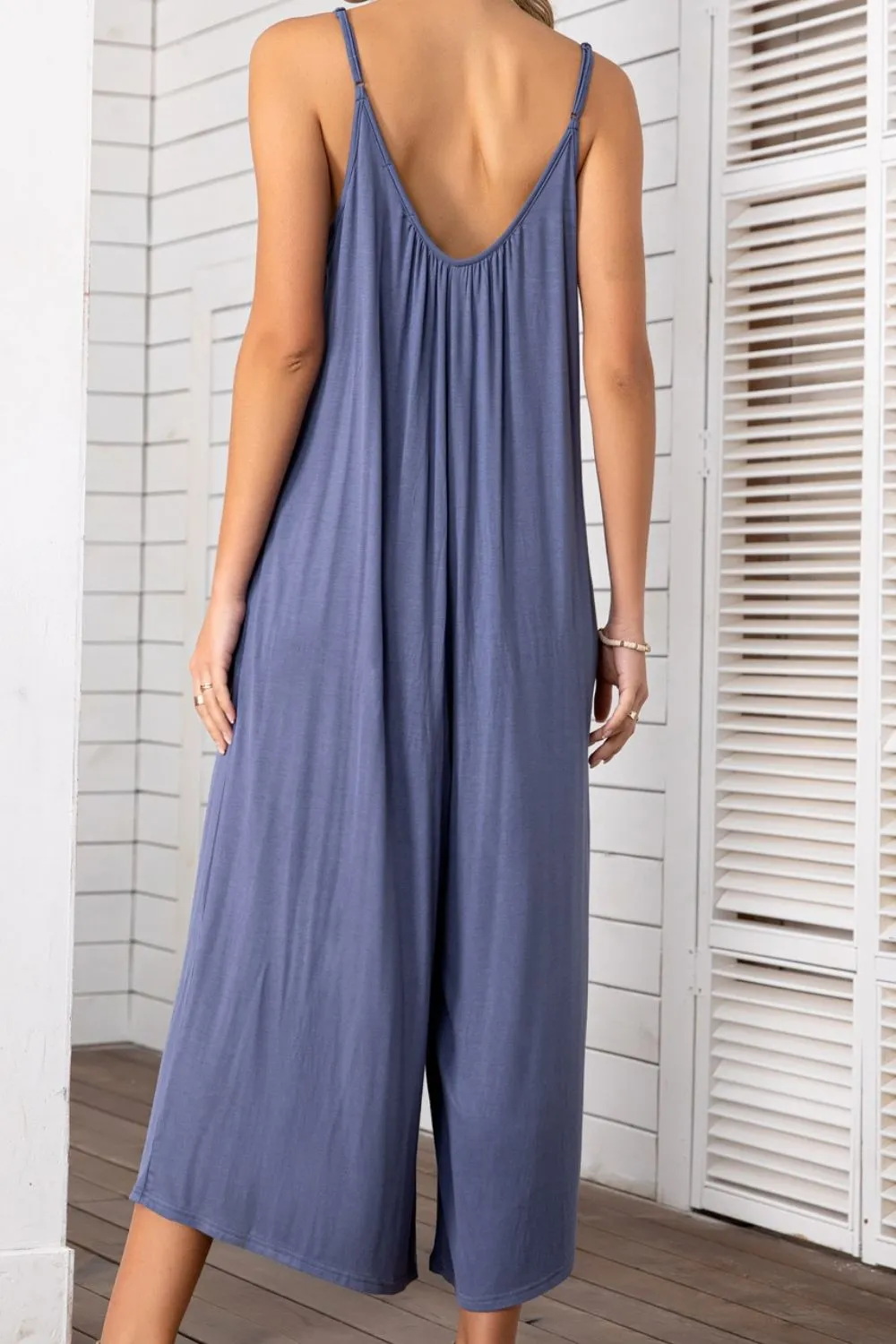 The Simple Days Jumpsuit- 2 Colors (Black, Periwinkle)