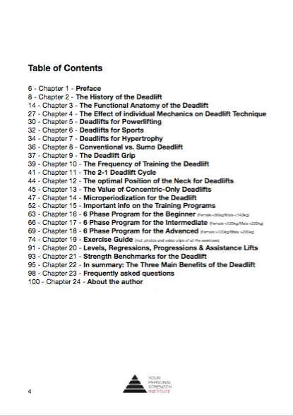 The YPSI Deadlift Manual
