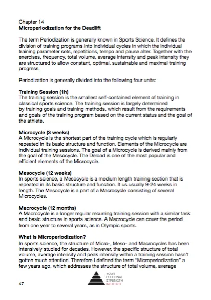 The YPSI Deadlift Manual