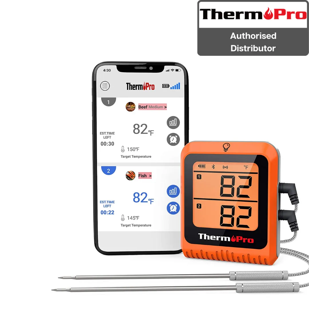 ThermoPro TP-25H2 Smart Bluetooth Meat Thermometer with Dual Probe