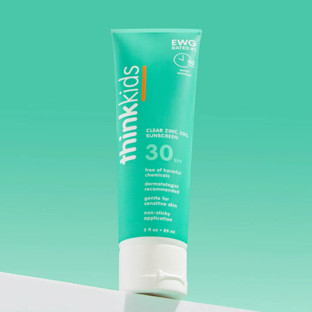 Thinksport Kids Clear Zinc Sunscreen SPF 30  - 89 ml / 3 oz