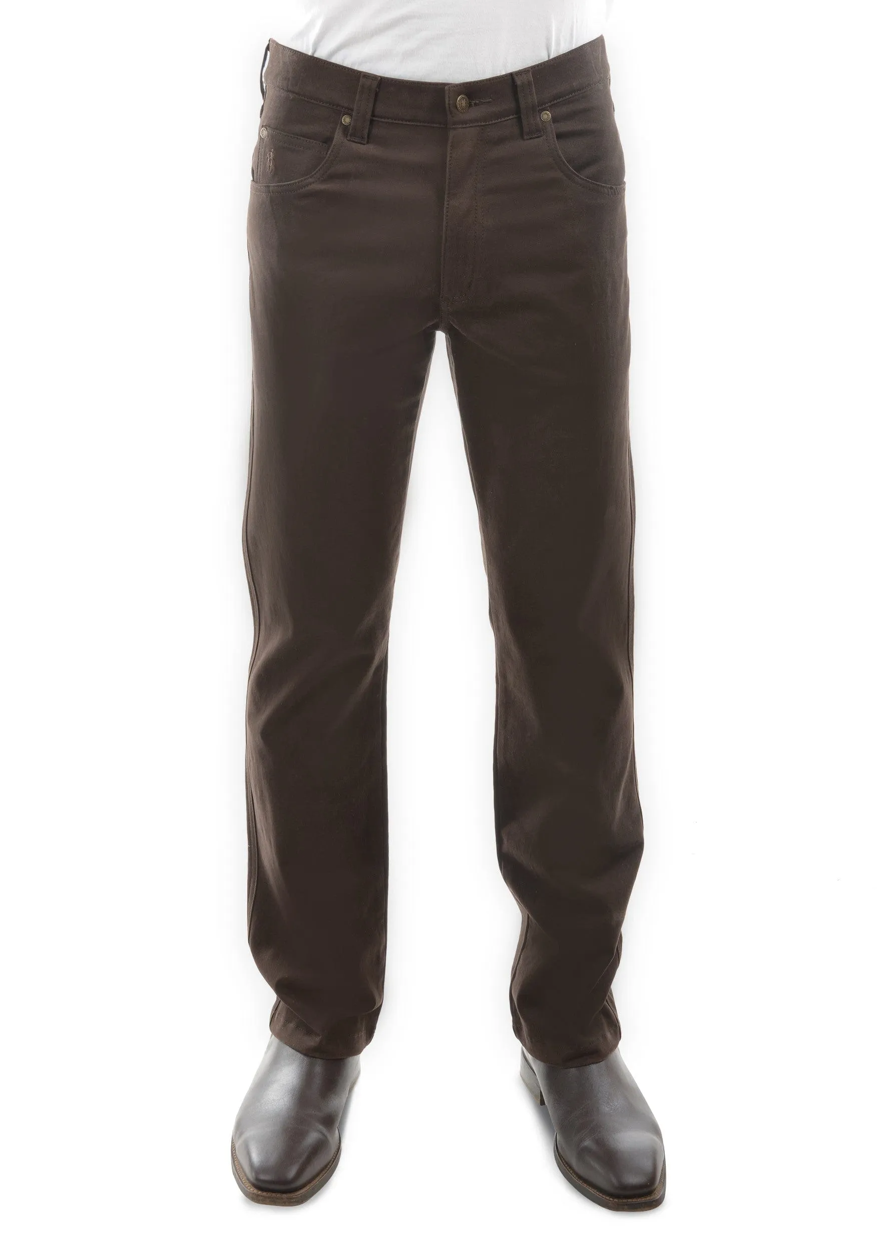 Thomas Cook Mens Stretch Comfort Waist Moleskins 30in Leg