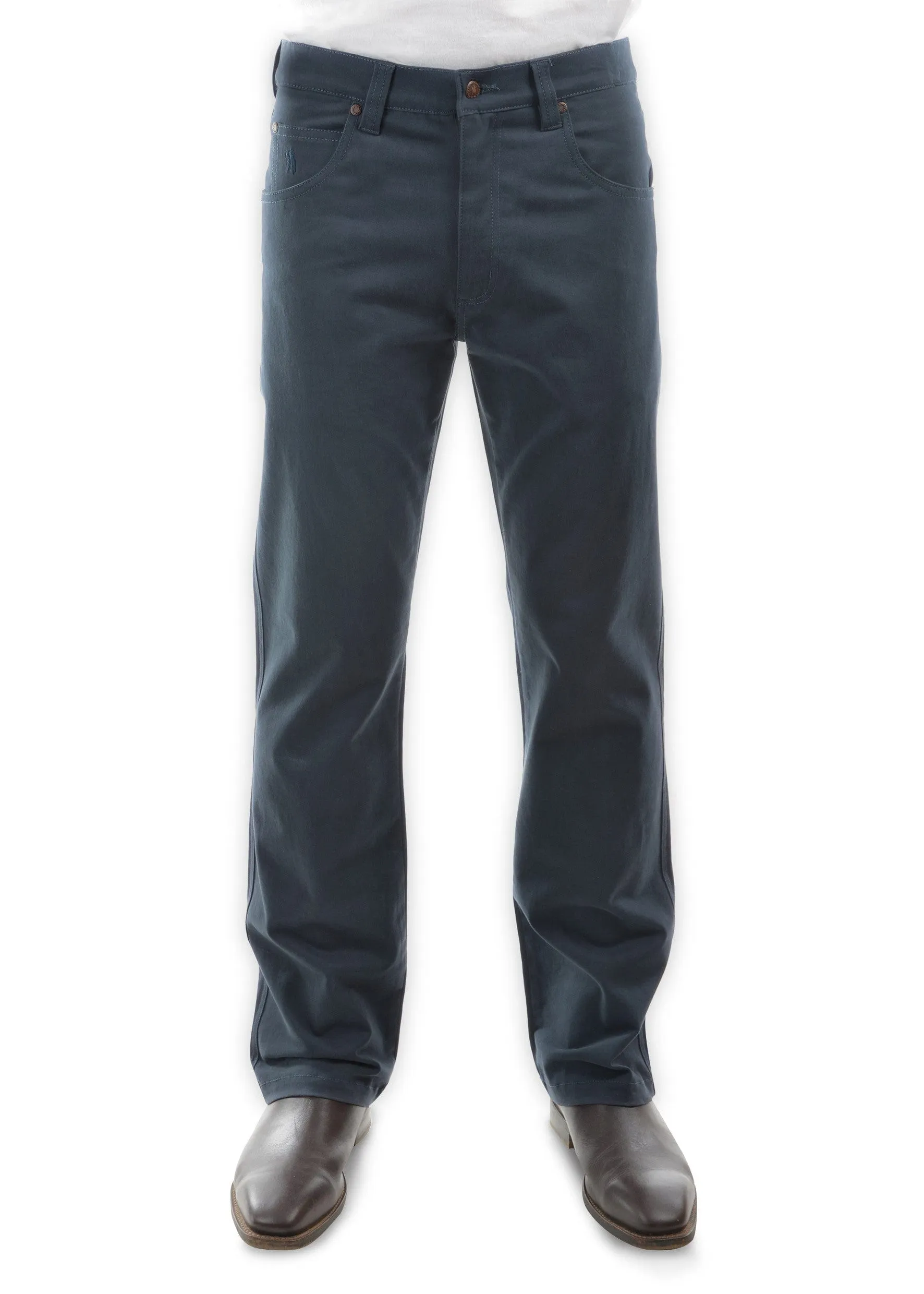 Thomas Cook Mens Stretch Comfort Waist Moleskins 30in Leg