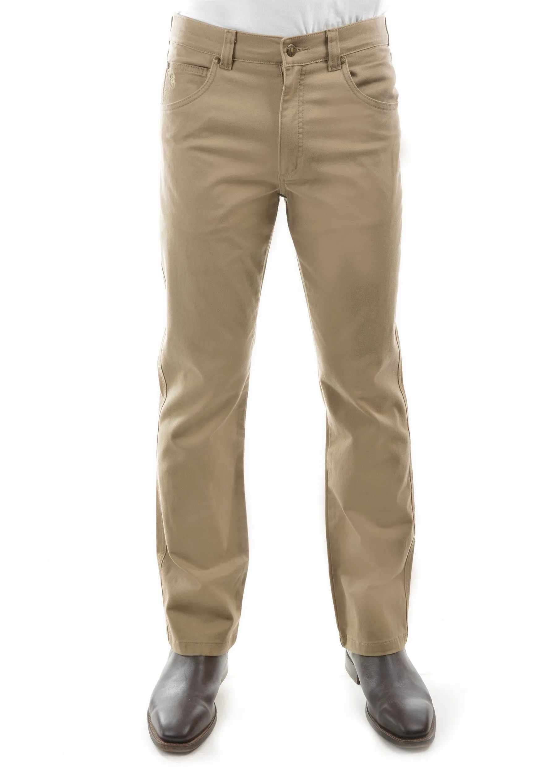Thomas Cook Mens Stretch Comfort Waist Moleskins 34 Leg (TCP1241007)