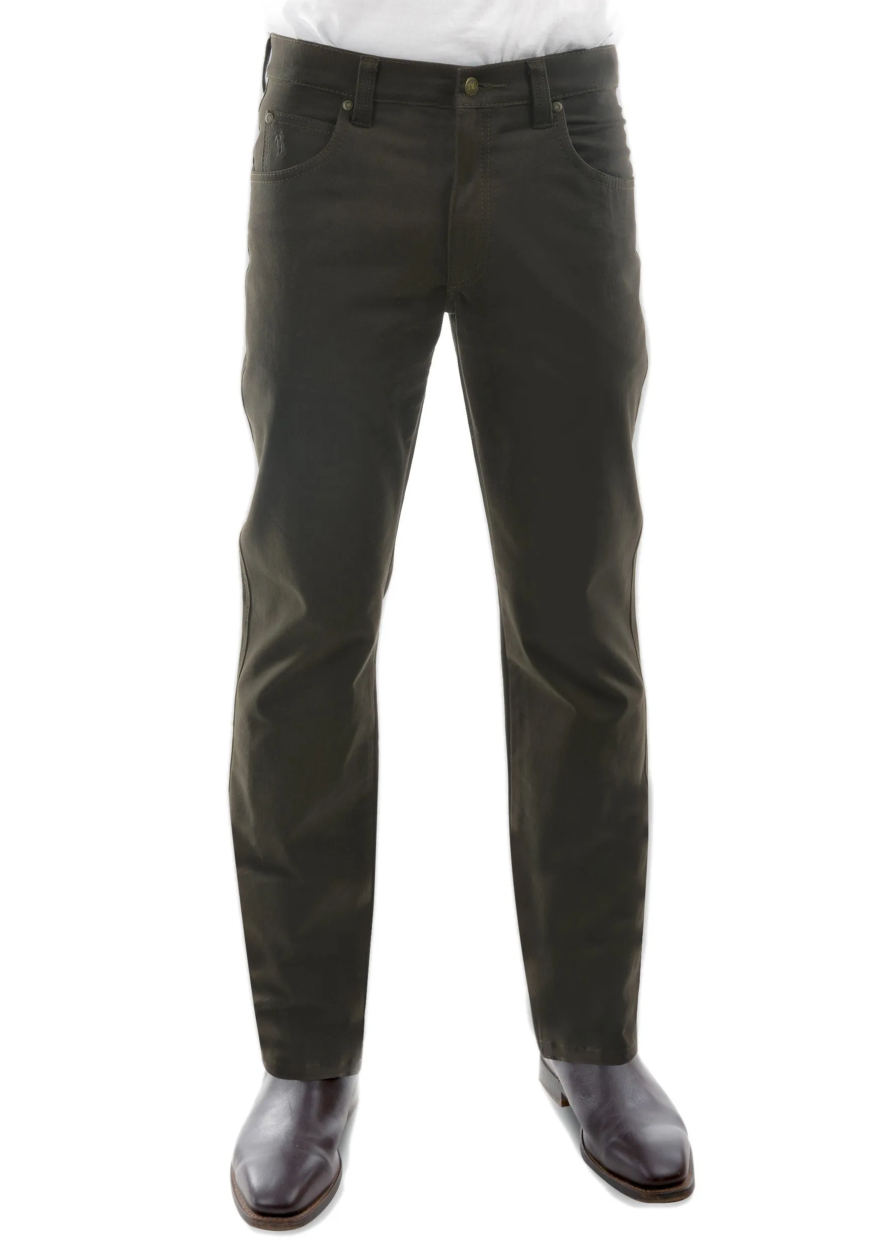 Thomas Cook Mens Stretch Comfort Waist Moleskins 34 Leg (TCP1241007)