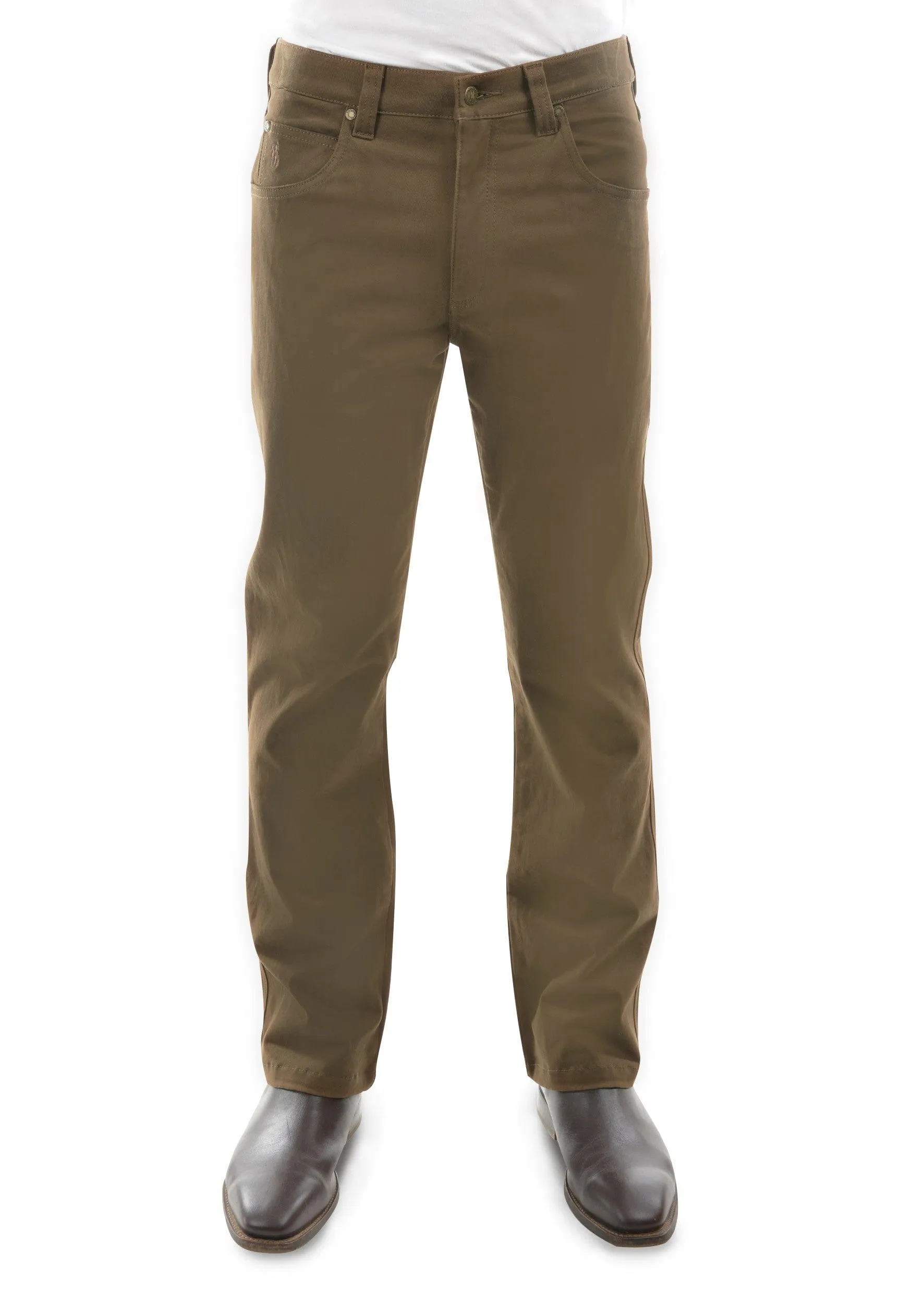 Thomas Cook Mens Stretch Comfort Waist Moleskins 34 Leg (TCP1241007)