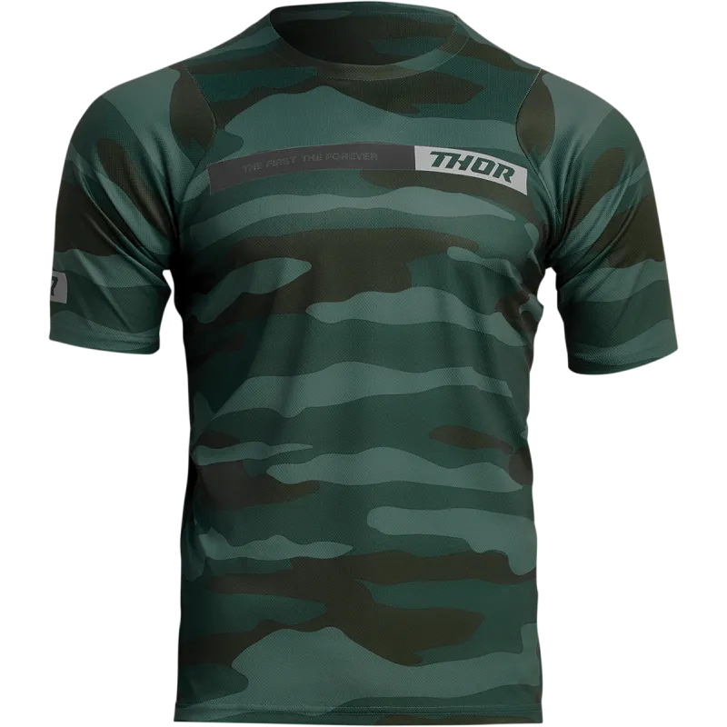Thor Assist Camo Short Sleeve MTB Jersey