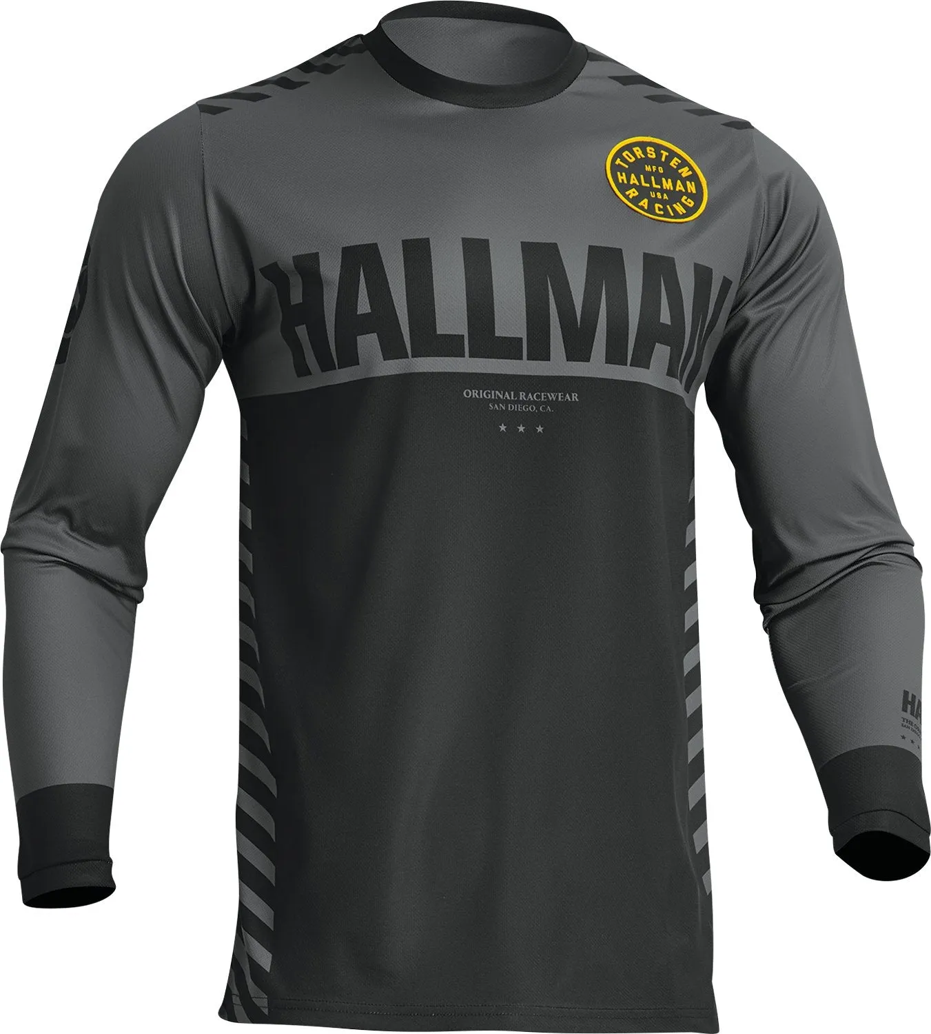 THOR Differ Slice Jersey - Charcoal/Black