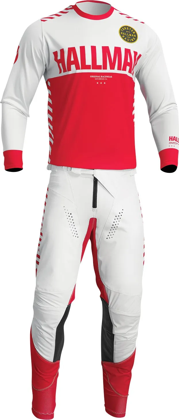 THOR Differ Slice Jersey - White/Red