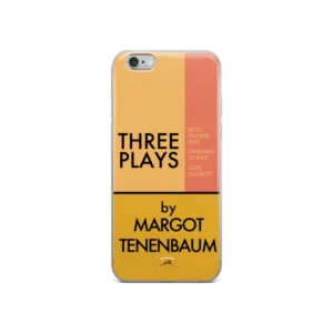 Three Plays By Margot Tenenbaum iPhone Case