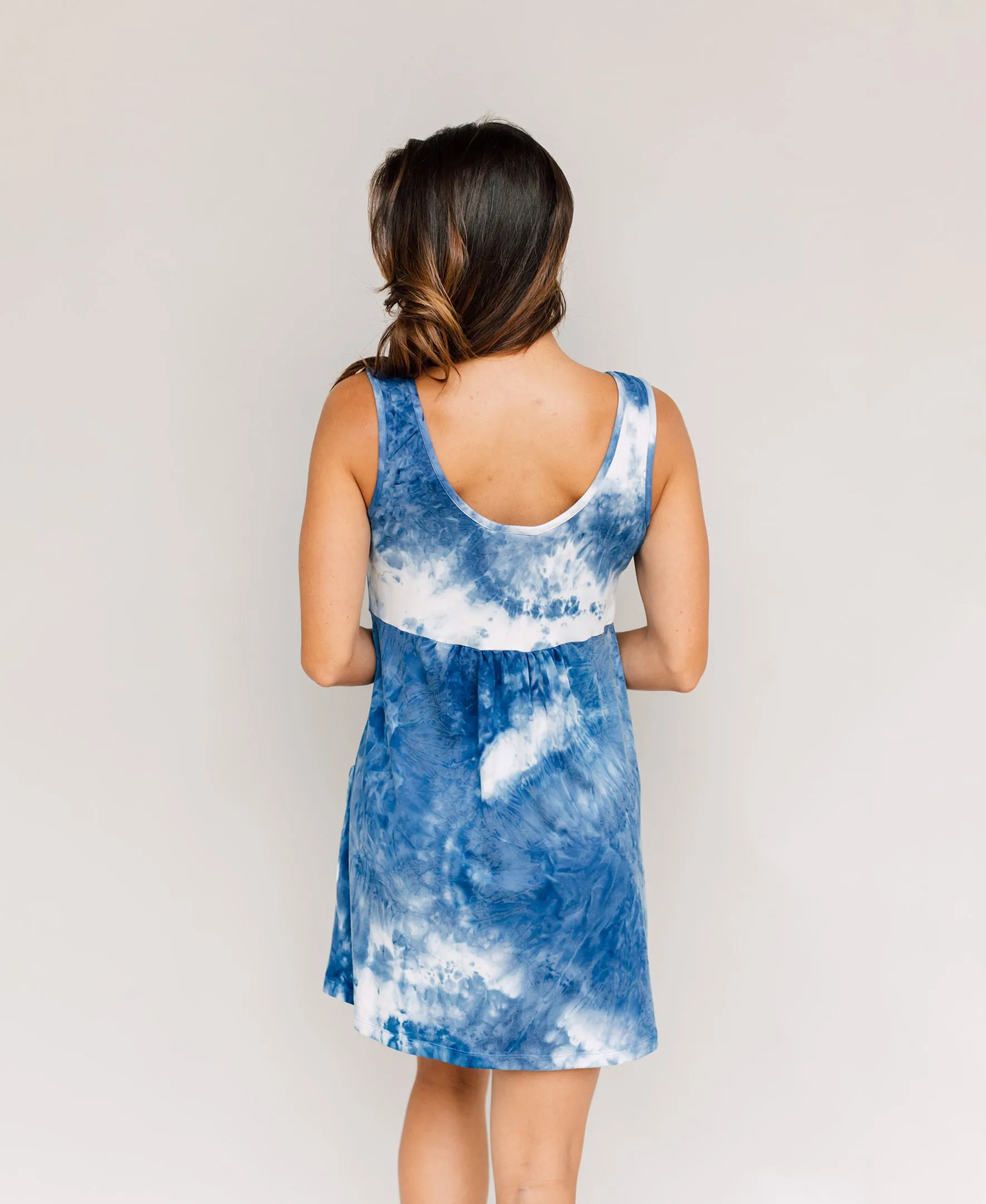 Tie-Dye Deep Pocket Dress