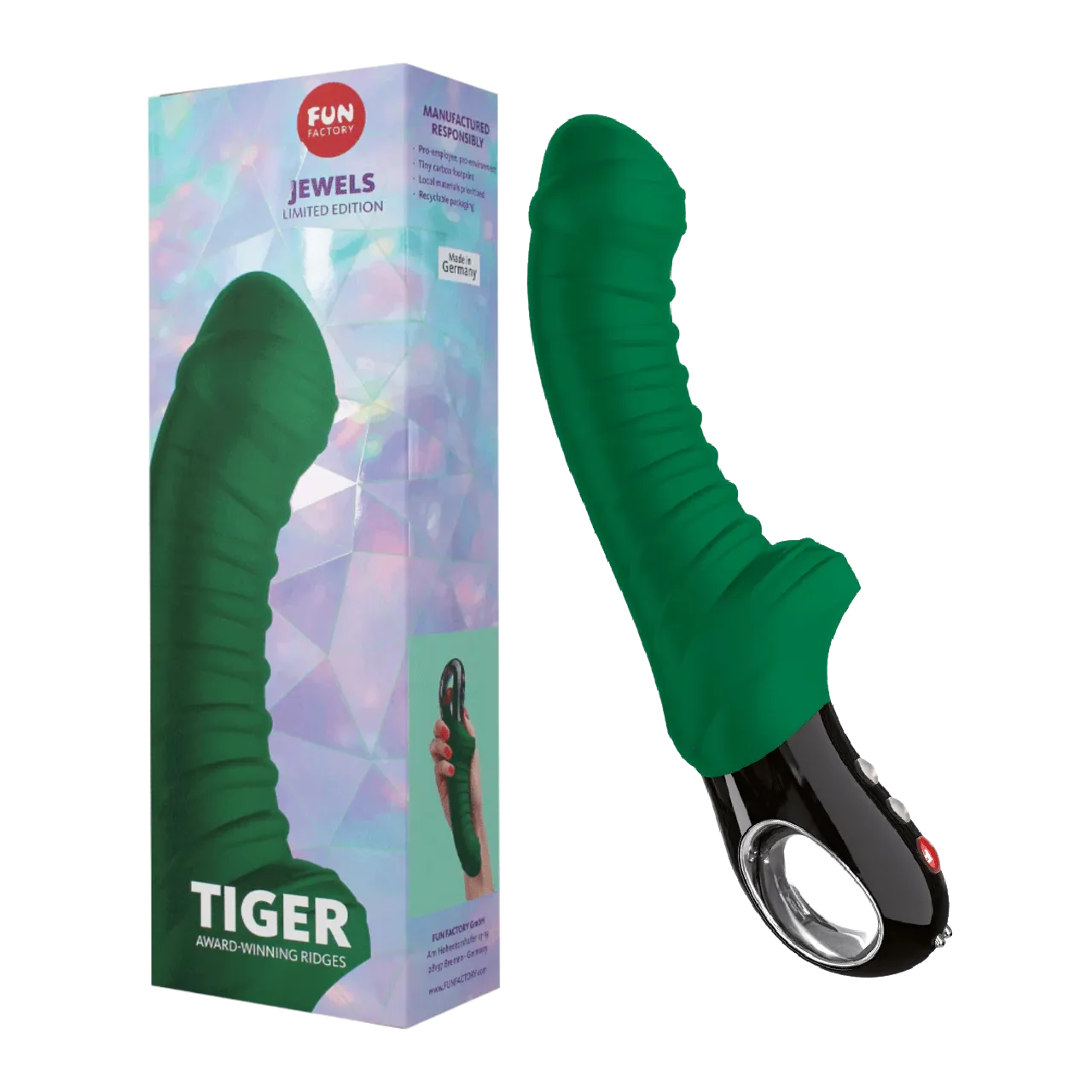 TIGER G SPOT VIBRATOR - Jewels Special Edition / Deep Green