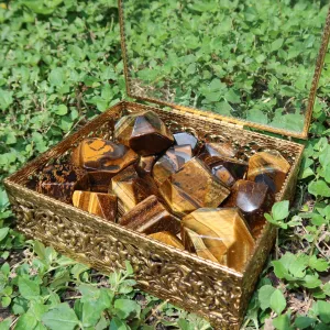Tigers Eye Pocket Stone