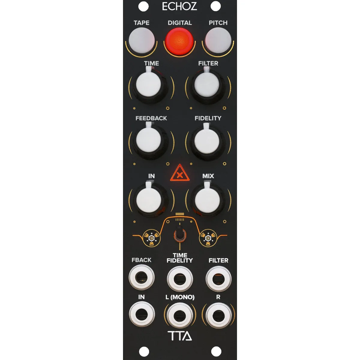 Tiptop Audio ECHOZ Time Delay Effect Black