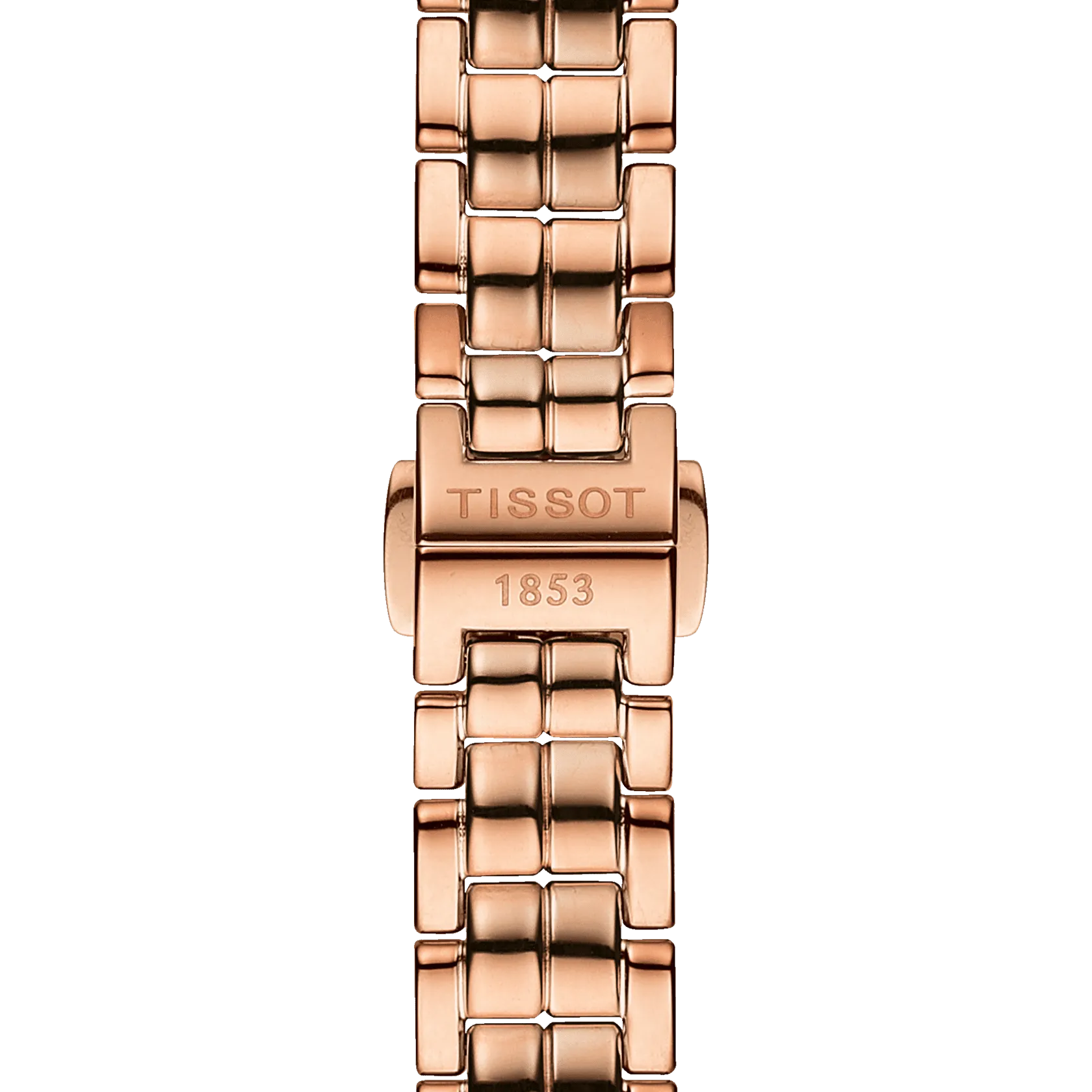 Tissot Flamingo watch 30mm Madreperla Per Quartz Steel Finish Pvd Gold Rosa T094.210.33.116.02