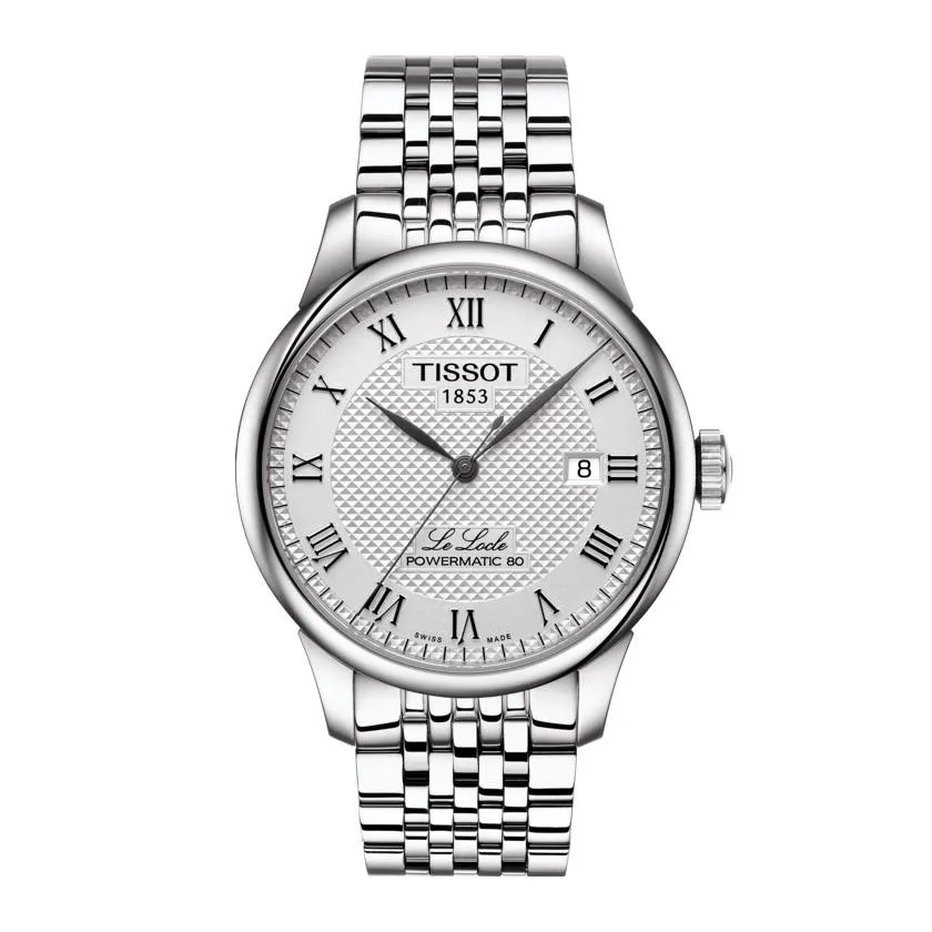 Tissot watch Le Locle PowerMitic 80 39.3mmm Automatic Silver Steel T006.407.11.033.00