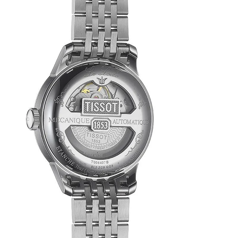 Tissot watch Le Locle PowerMitic 80 39.3mmm Automatic Silver Steel T006.407.11.033.00