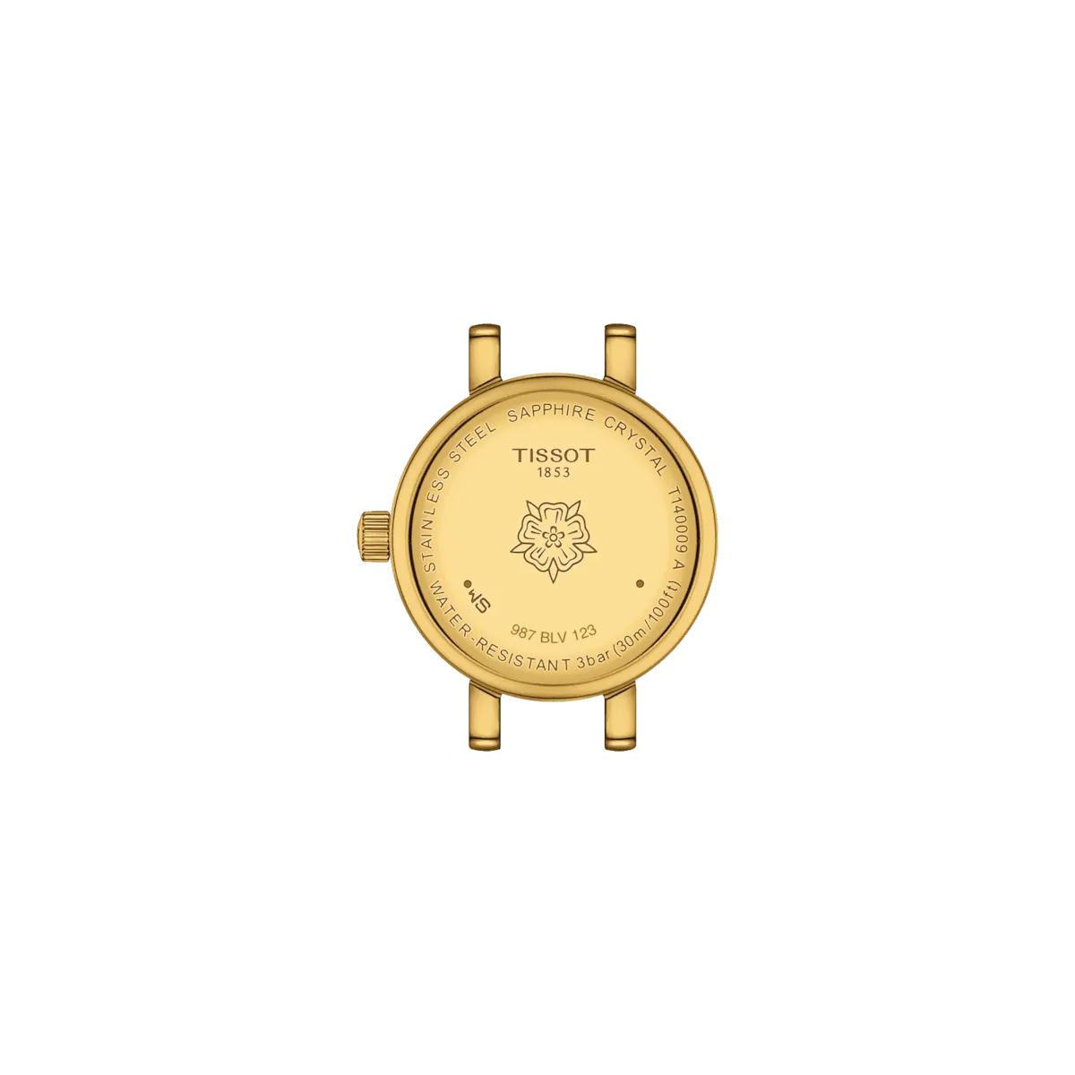 Tissot watch Lovely Round 19.5mm Champagne Diamond Quartz Steel Finish Pvd Gold Gold T140,009.63.026.00