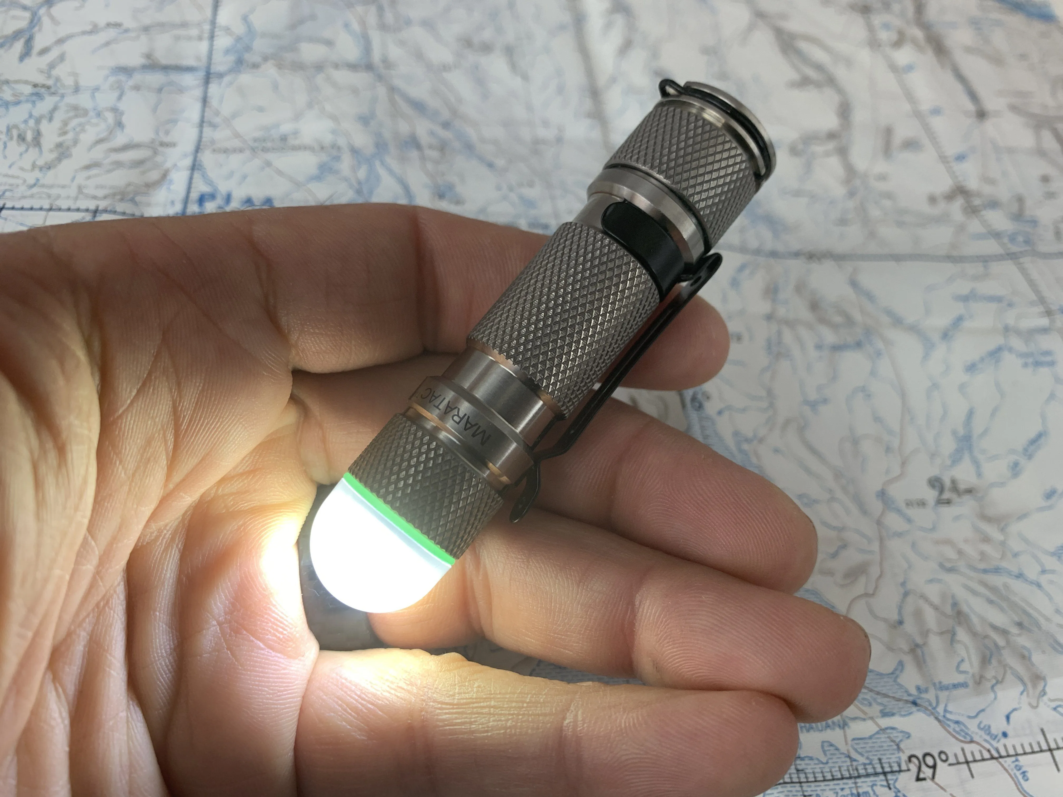 Titanium Domed Strobe AA Light By Maratac®