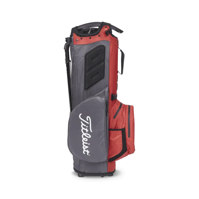 Titleist 2021 Hybrid 14 StaDry Stand Bag / Red & Graphite