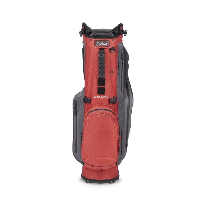 Titleist 2021 Hybrid 14 StaDry Stand Bag / Red & Graphite