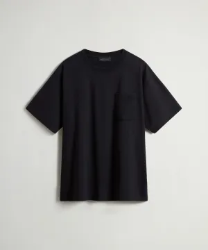 Todd Snyder x Woolrich Jersey Pocket Tee in Black