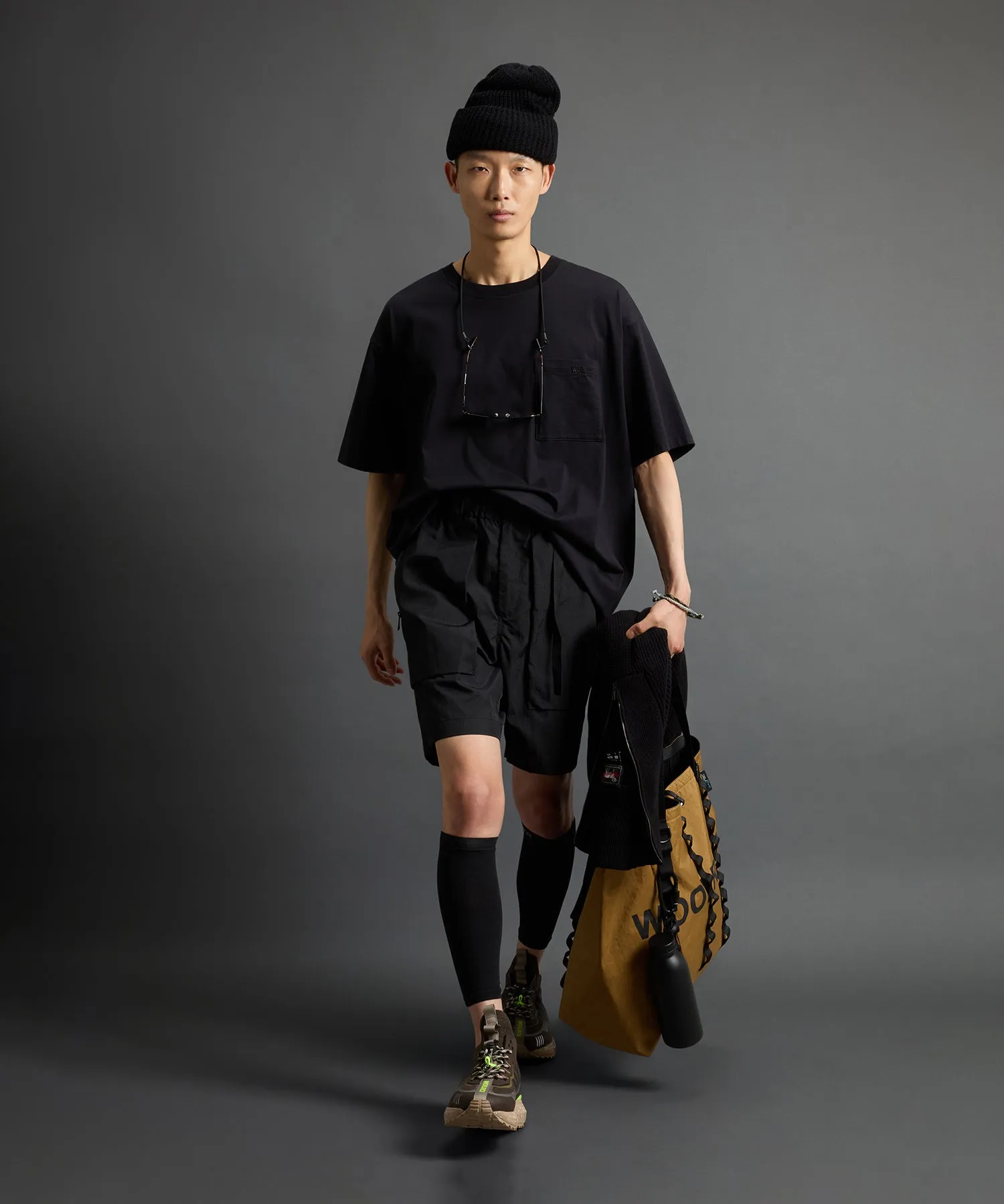 Todd Snyder x Woolrich Jersey Pocket Tee in Black