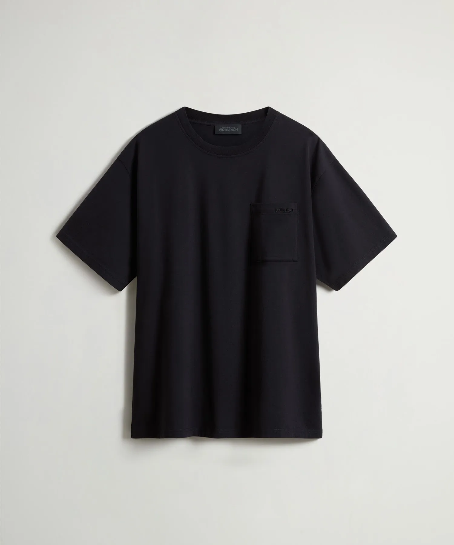 Todd Snyder x Woolrich Jersey Pocket Tee in Black