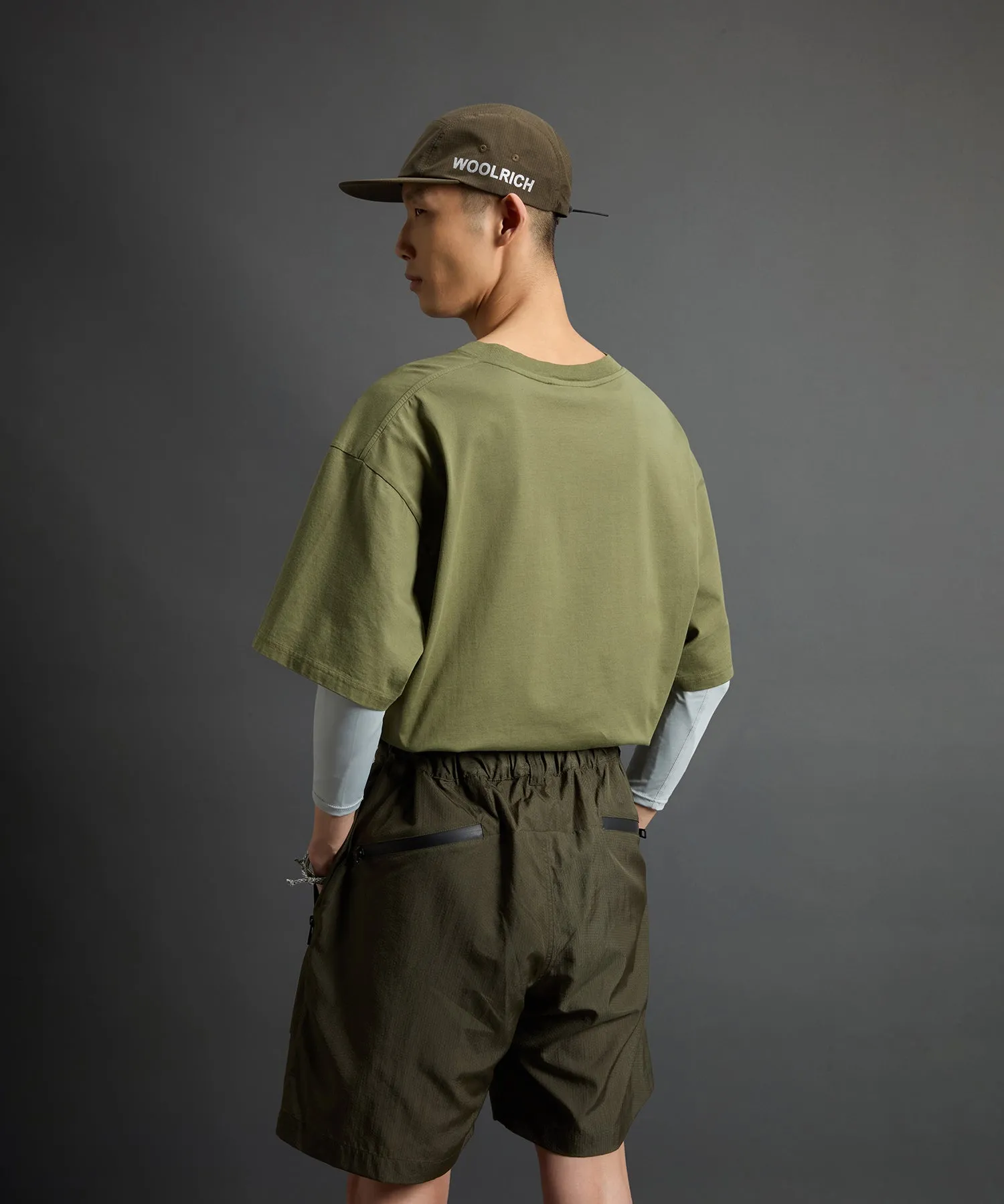 Todd Snyder x Woolrich Jersey Pocket Tee in Green