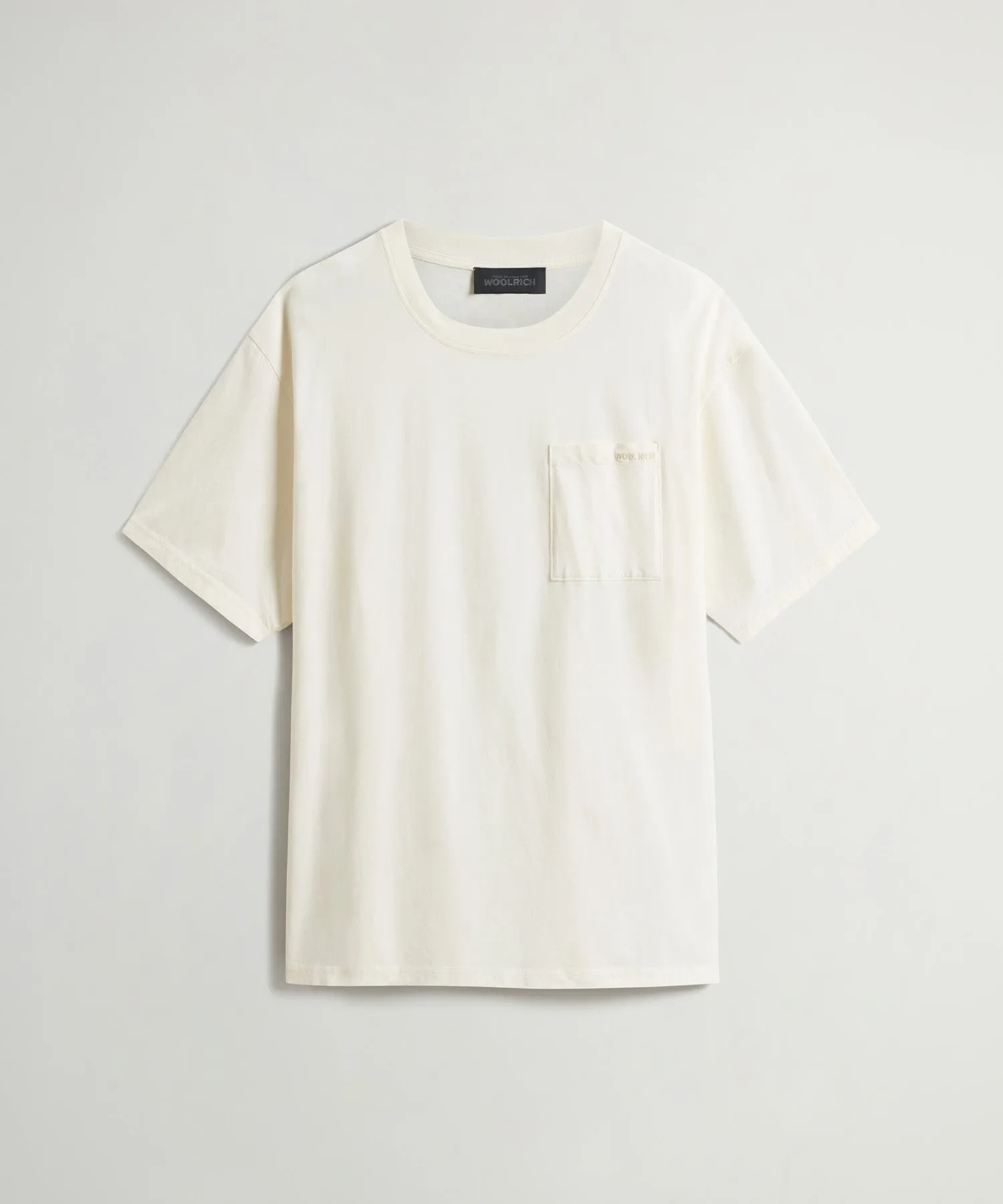 Todd Snyder x Woolrich Jersey Pocket Tee in White