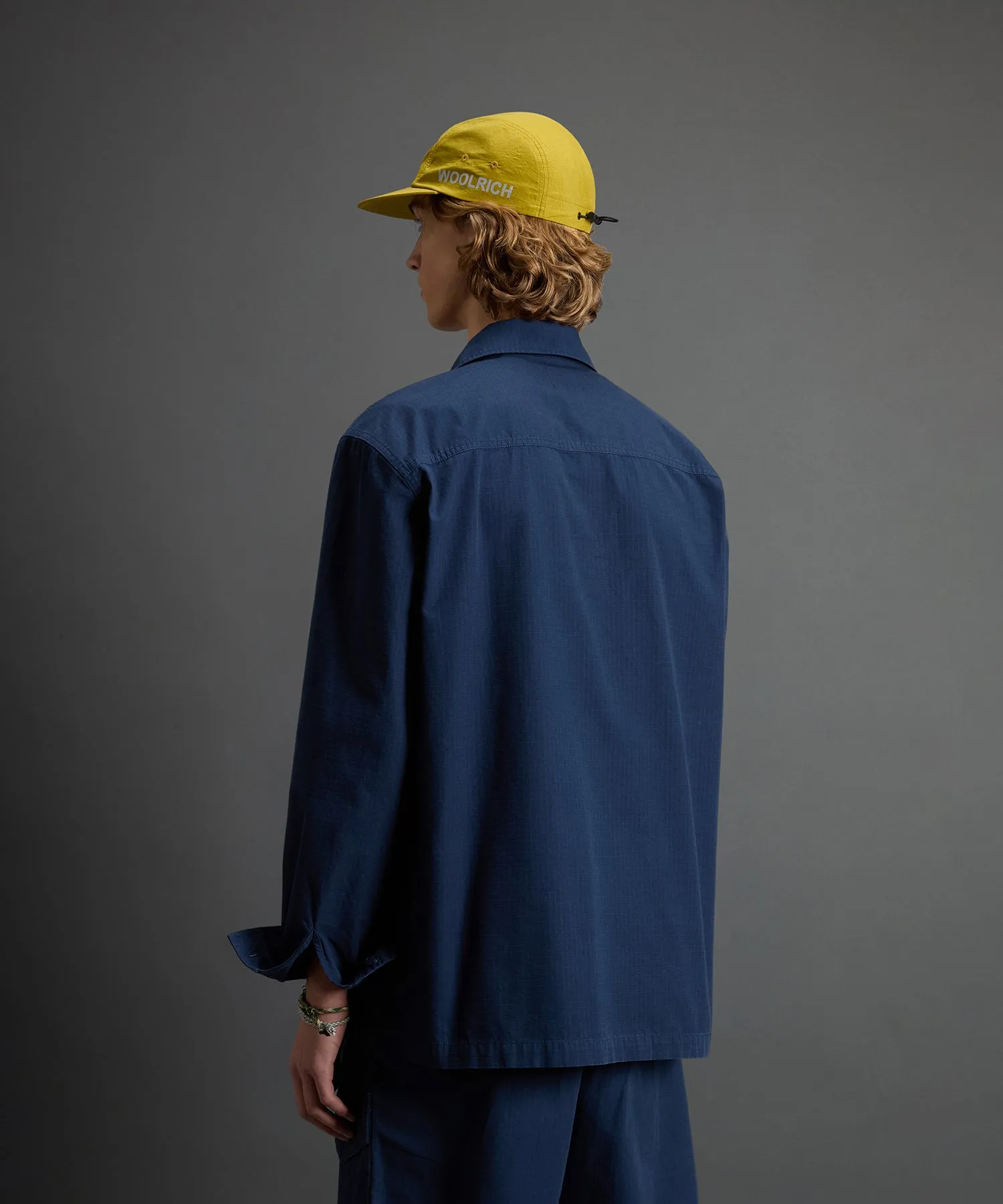 Todd Snyder x Woolrich Utility Shirt in Dream Blue