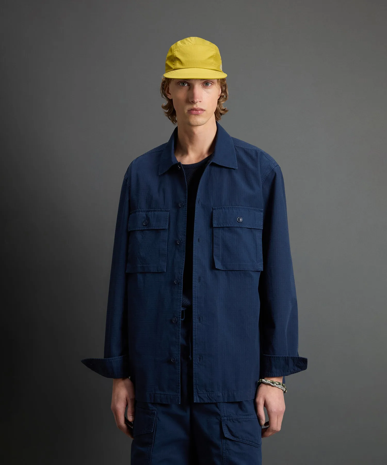 Todd Snyder x Woolrich Utility Shirt in Dream Blue