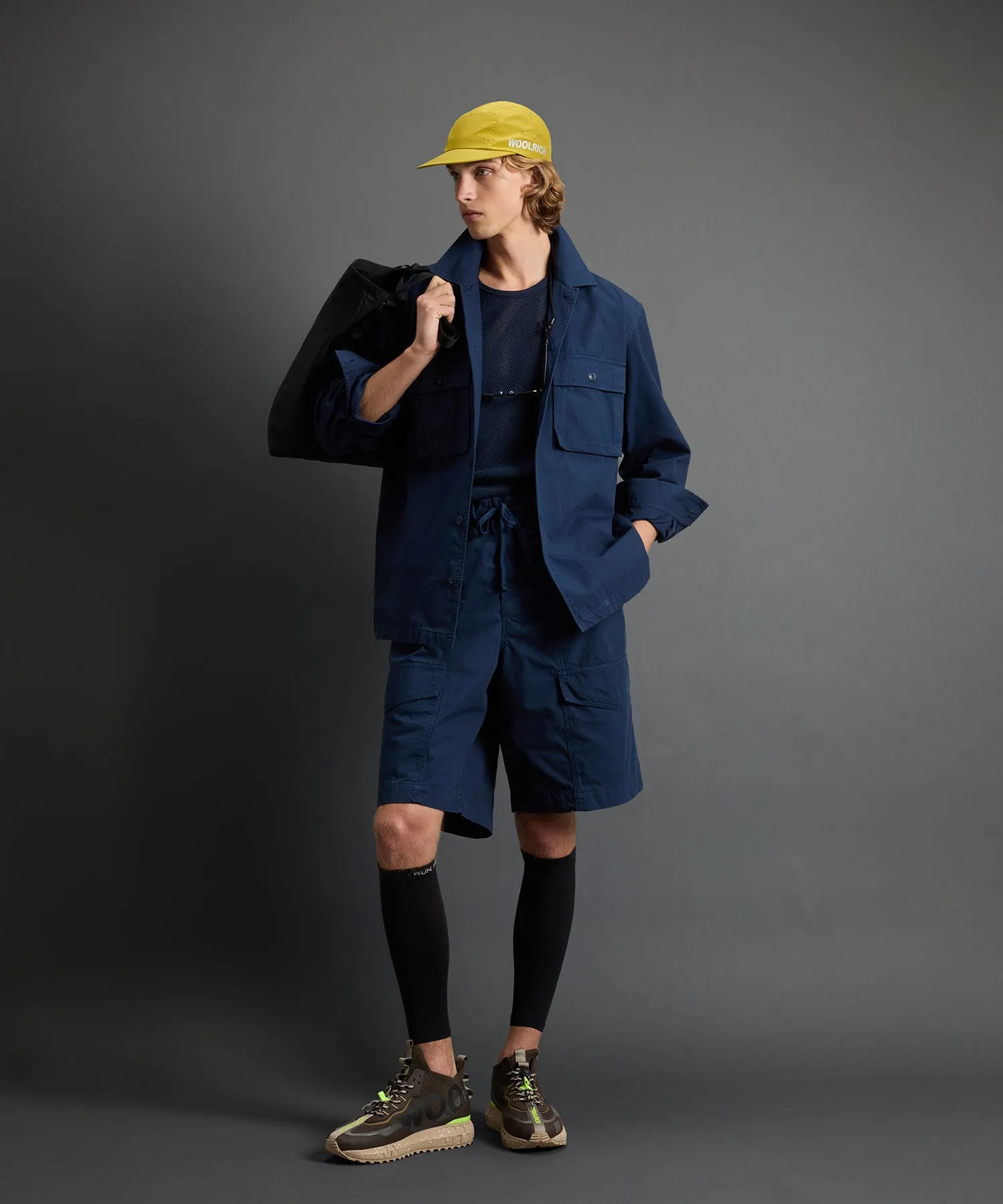 Todd Snyder x Woolrich Utility Shirt in Dream Blue