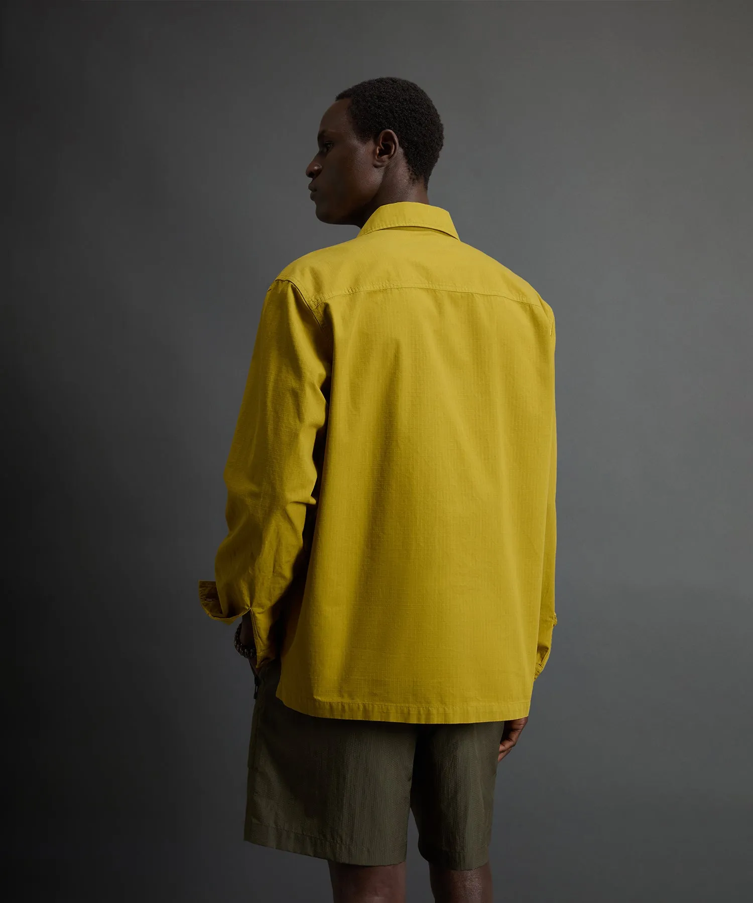 Todd Snyder x Woolrich Utility Shirt in Golden Palm