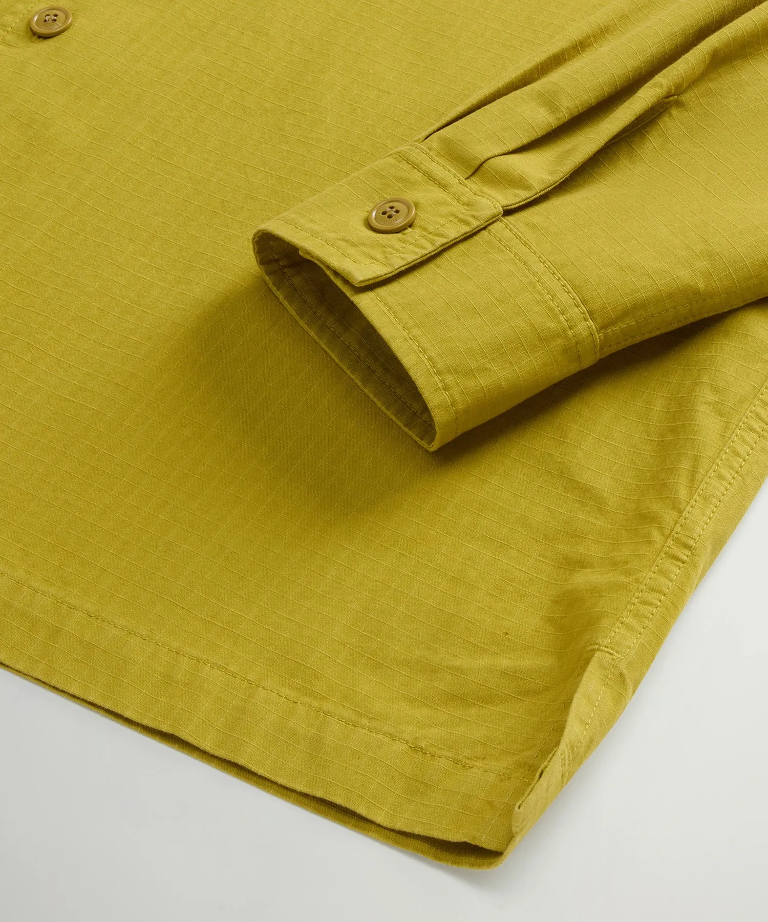Todd Snyder x Woolrich Utility Shirt in Golden Palm
