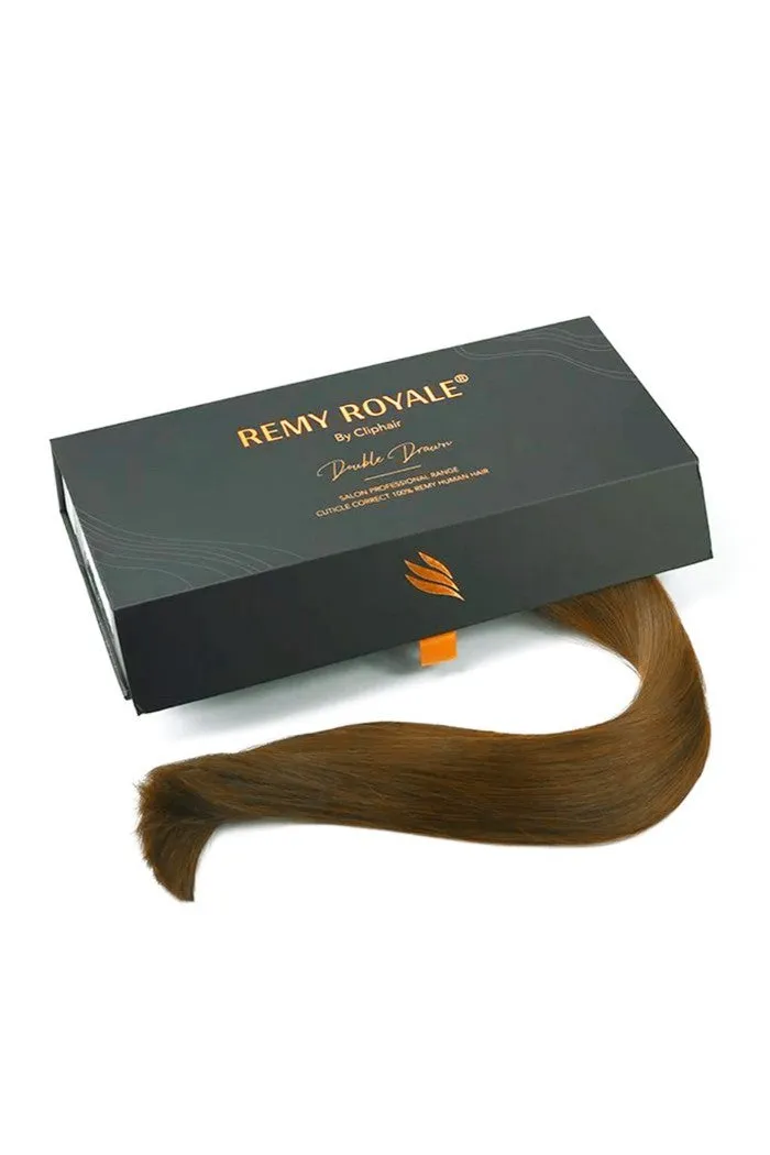 Toffee Brown (#5) Nano Ring Hair Extensions
