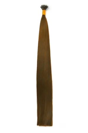 Toffee Brown (#5) Nano Ring Hair Extensions