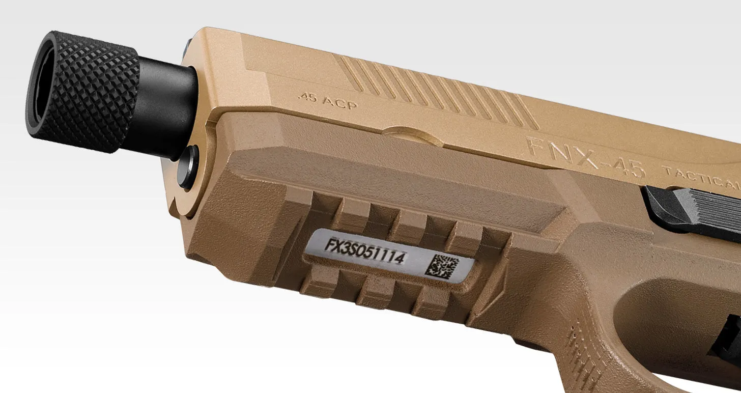 Tokyo Marui - FNX45 Gas Blow Back Pistol - Tan
