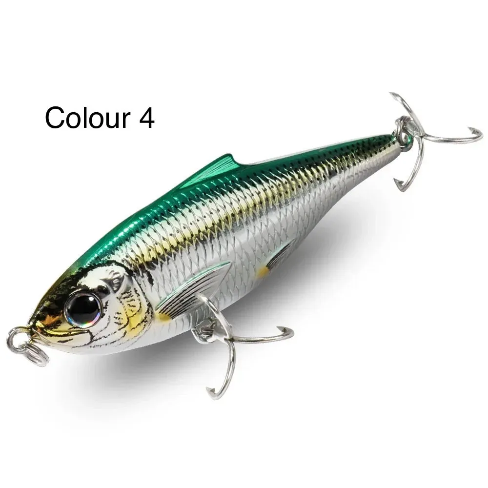 Top Water Floating 20g 9cm Pencil Lure 12g 7.5cm VIB Rattle Steel Ball Wobbler