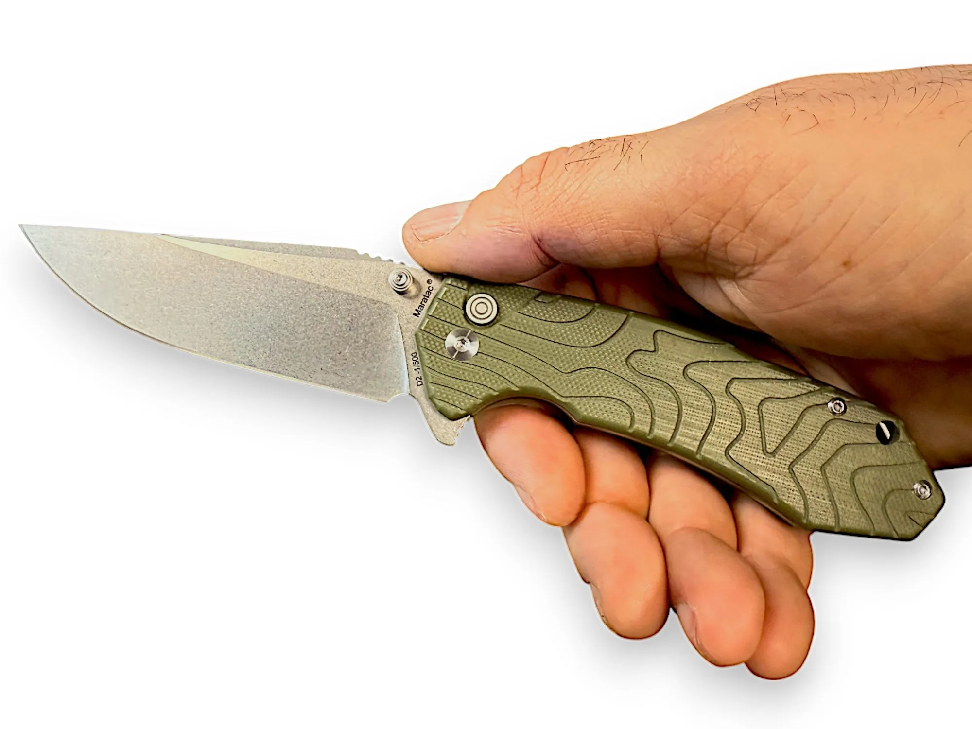 Topo-Trekker D2 Pocket Knife By Maratac® 🔥 Small Batch Early Launch! 🔥