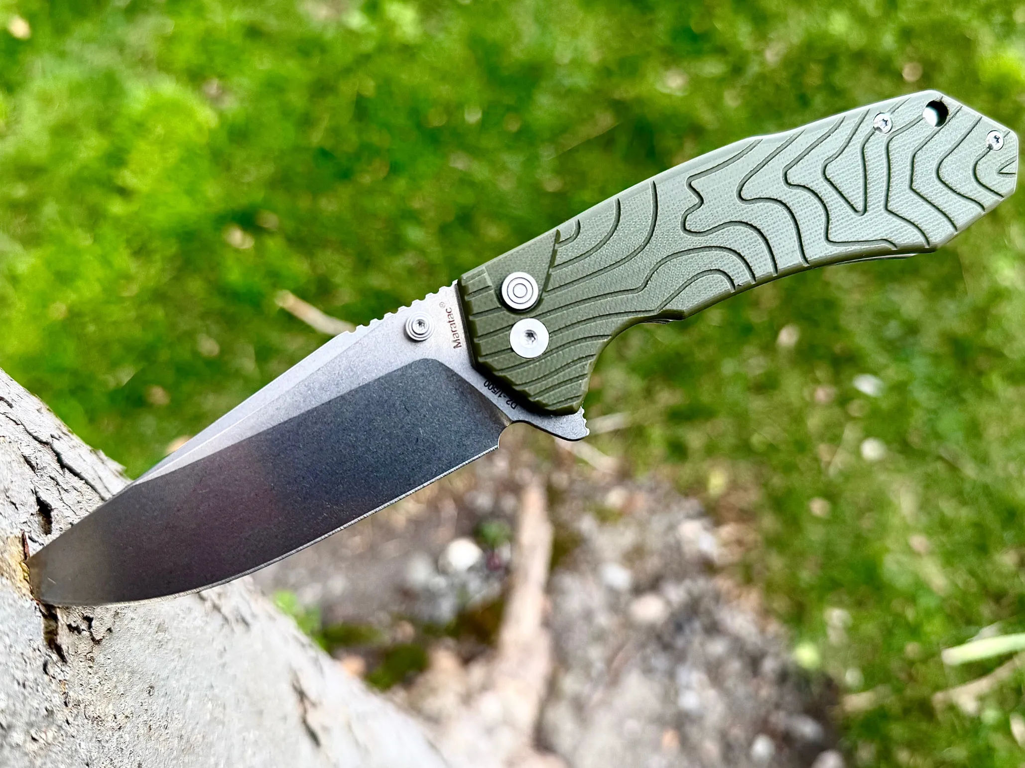Topo-Trekker D2 Pocket Knife By Maratac® 🔥 Small Batch Early Launch! 🔥