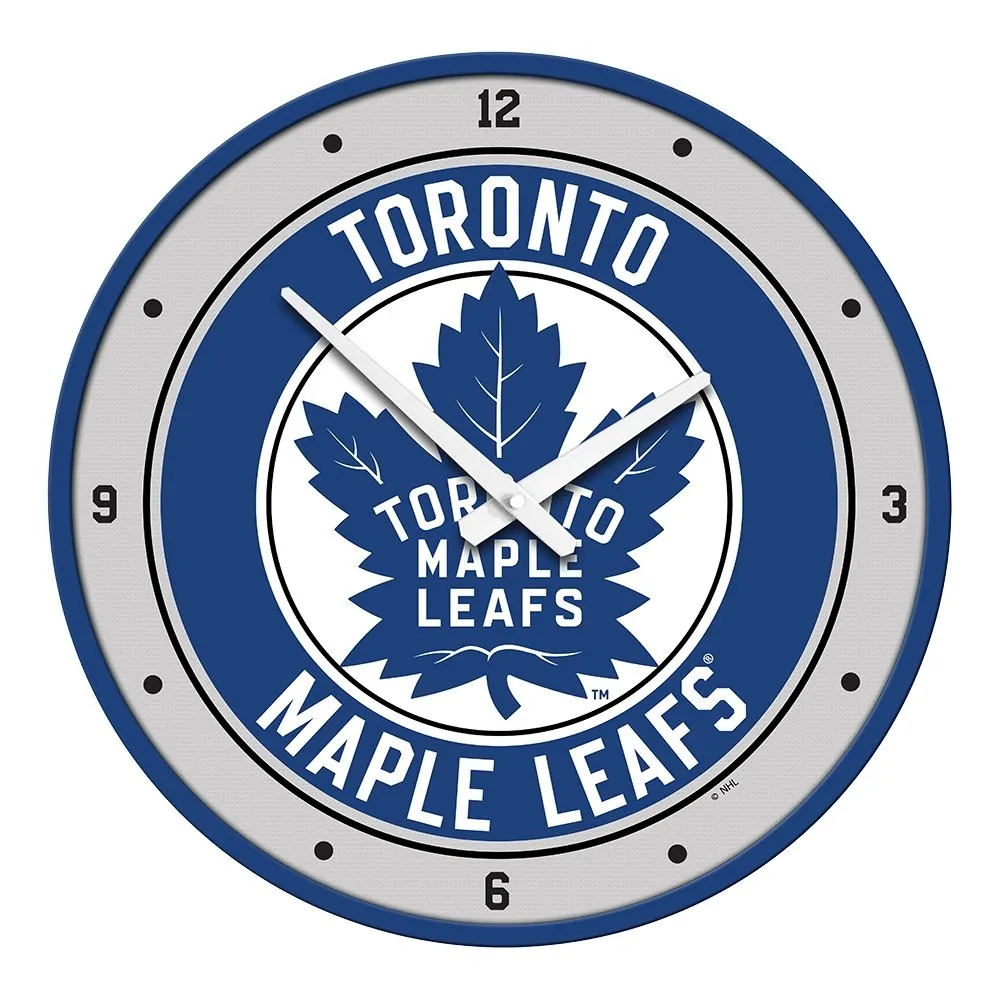 Toronto Maple Leaf: Modern Disc Wall Clock