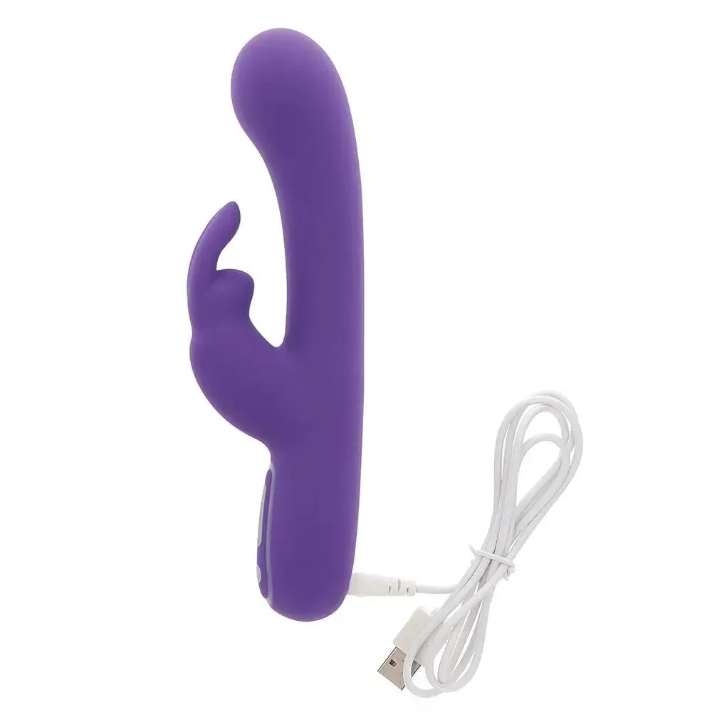 Toyjoy Silicone Purple Rechargeable Rabbit Vibrator with 7-functions